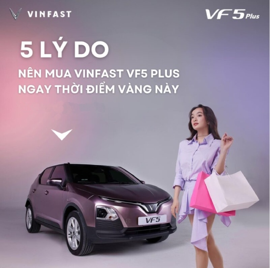 5 lí do nên mua vinfast vf5