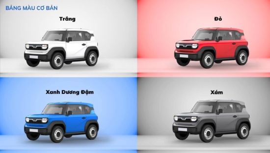 màu cơ bản ô tô điện vf3