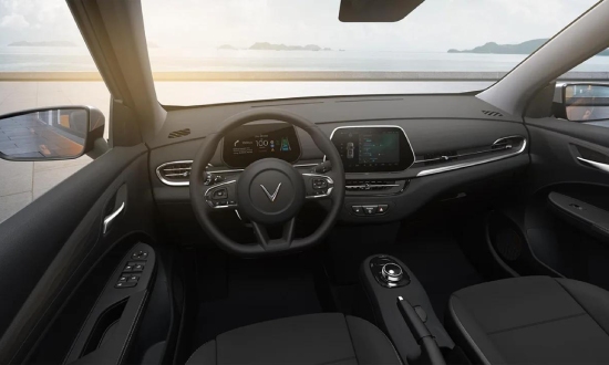 oto điện vinfast vf5 nội thất đen tại vinfast mỹ đình