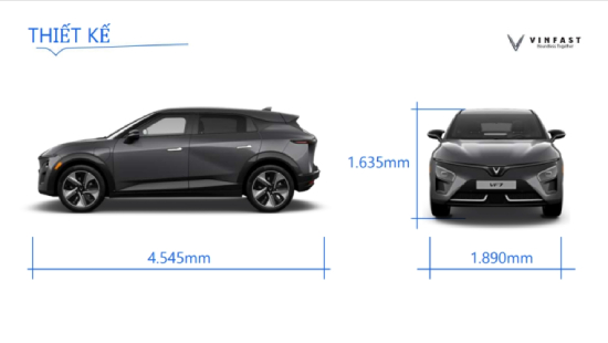 thiết kế xe điện vf7